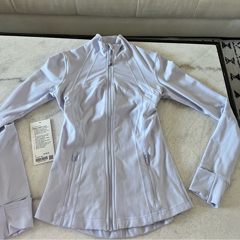 Lululemon Define Jacket *Luon in Blissful Blue Size 6